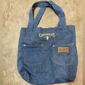 Wrangler Denim Tote Bag Cavender’s Edition
